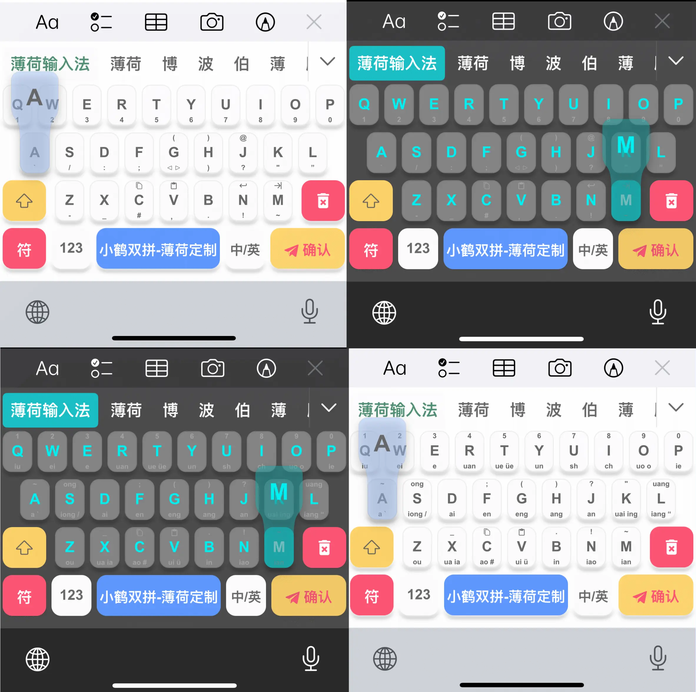 Hamster input method appearance
