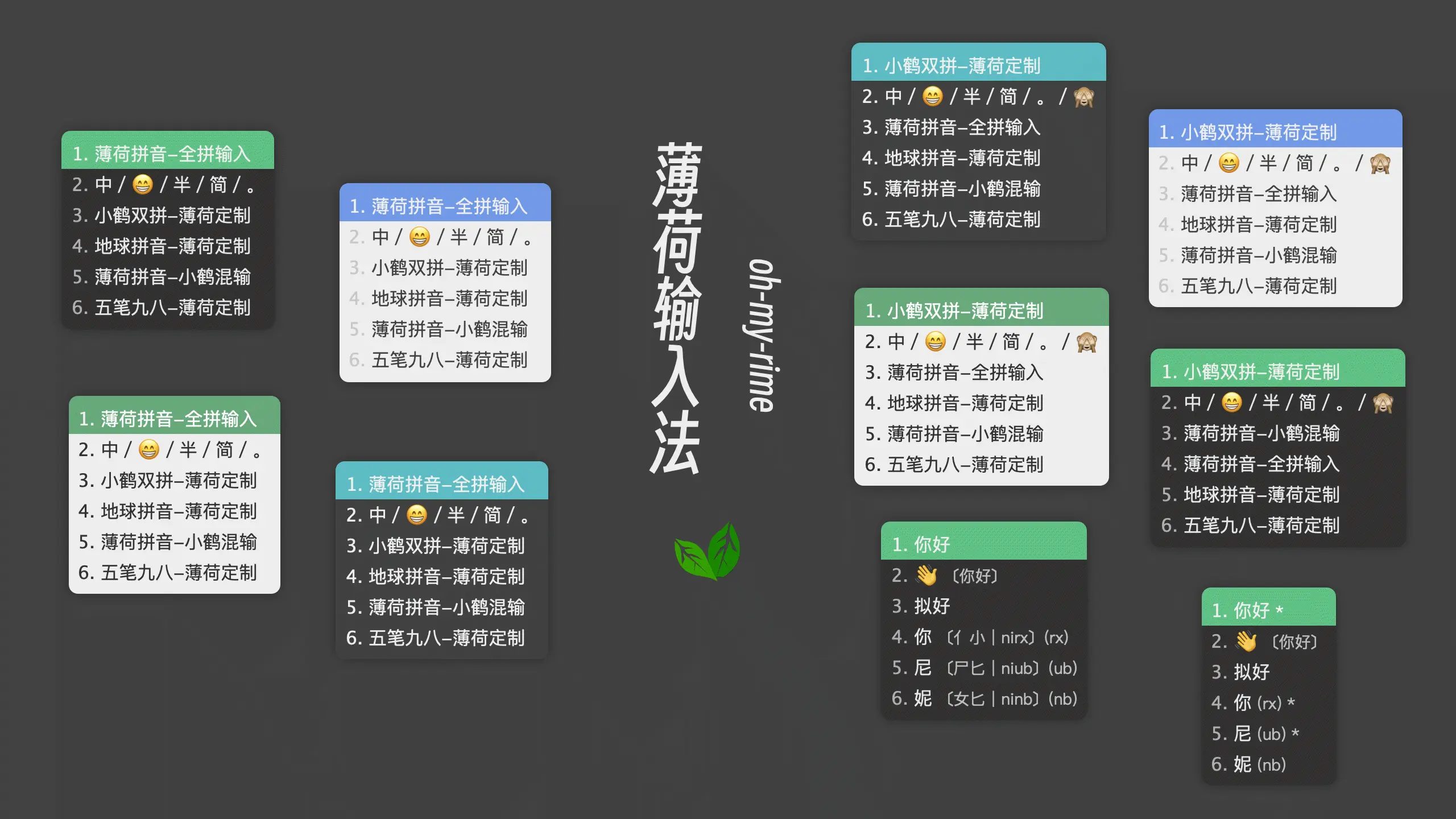 Switch and use Double Pinyin Flypy