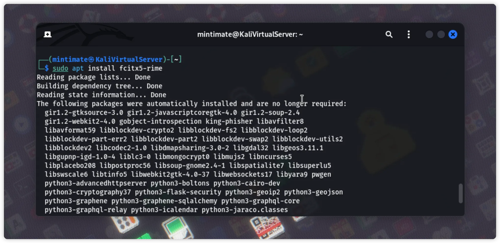 Install Fcitx5